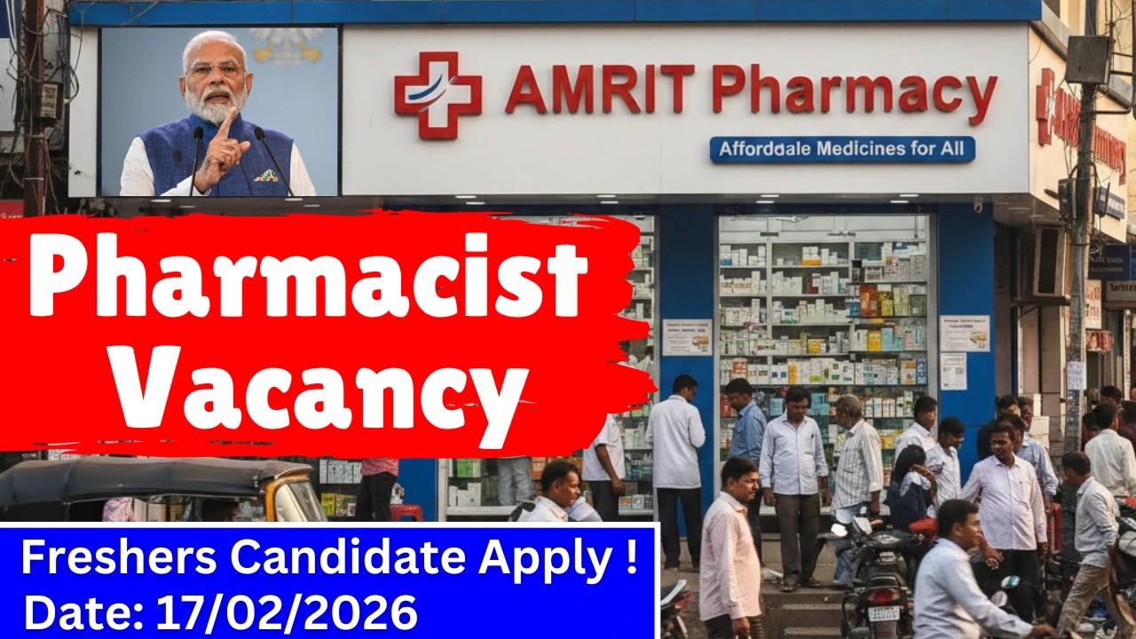 Pharmacist vacancy 2026