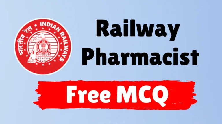 RRB Pharmacist Mcq