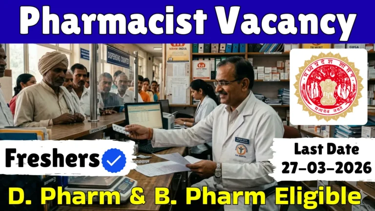MP Pharmacist Vacancy 2026