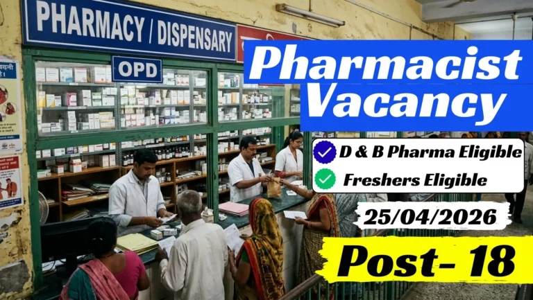 Pharmacy Officer Vacancy 2026