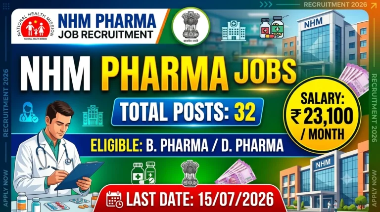 NHM Pharma Vacancy 2026