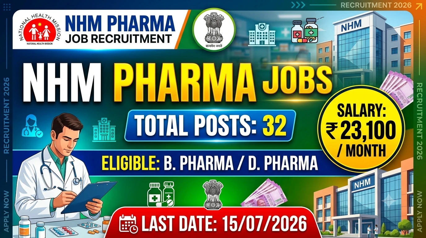 NHM Pharma Vacancy 2026