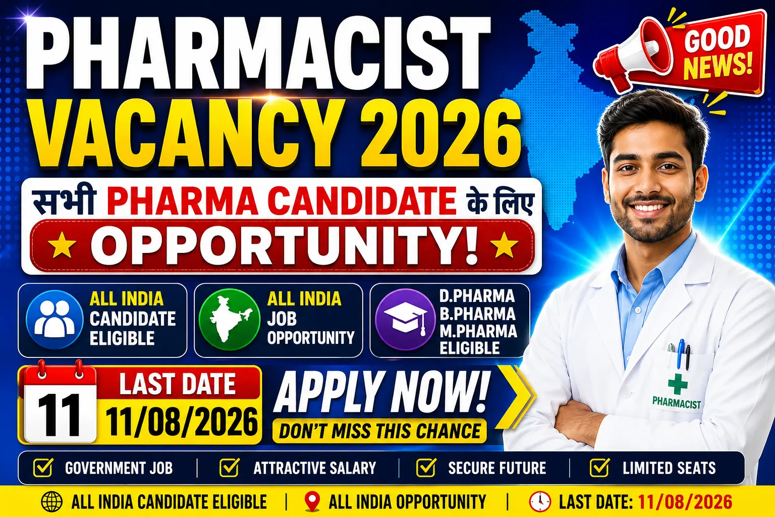 New Pharmacist Vacancy 2026