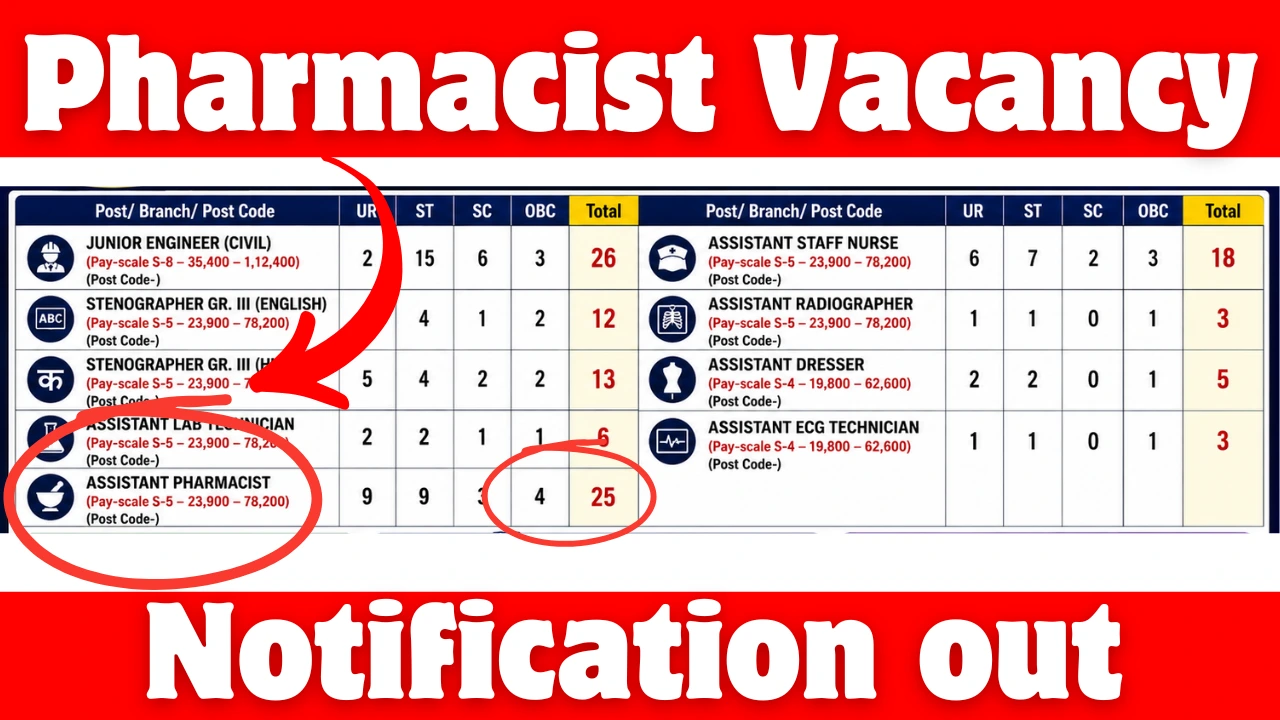 CSPTCL Assistant Pharmacist Vacancy 2026