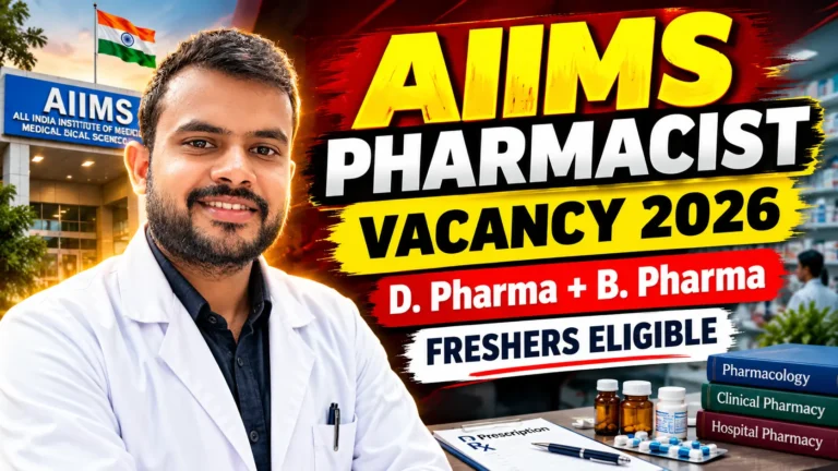 AIIMS Pharmacist Vacancy 2026